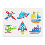 Картина алмазная " Mazari " 17,5*12,8см, состав набора: 6 наклеек (1 лист), стразы, стилус, желеобразный клей, лоток, запасные пакетики для хранения страз, в термоусадочной пленке