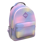Рюкзак " Erich Krause " 44*23*33см EasyLine 20L Soft Violet, мягкая спинка, 2 отделения, внешний карман на передней стенке на молнии, 2 боковых кармана, регулируемые лямки, кармашек на молнии на лямке