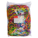 Резинка банковская " deVente " цветная 500г, длина 60мм, каучук