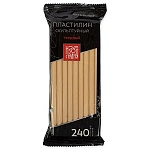 Пластилин " Изостудия " скульптурный 240г №8 телесный, твердый, индивидуальная упаковка