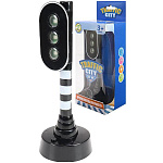 Светофор " Рыжий кот " 5,5*15,5см, батарейки 2*AG13 в комплекте, картонная упаковка