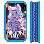 Пенал " Пчелка " ПО-090 2 отделения 105*190*30мм Neko, тканевый торец