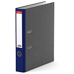 Папка-регистратор А4 " Erich Krause " Original 50мм серый мрамор, этикетка для маркировки, металлическая окантовка, синий корешок