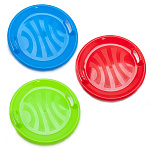 Ледянка " Karolina toys " большая, d=55см; h=9см, цвет ассорти (без возможности выбора), пластик