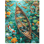 Картина по номерам " Lori " 40*50см В гармонии с природой, состав набора: холст с контуром на подрамнике, краски, кисть, вспомогательный лист, акриловый лак, картонная упаковка, европодвес