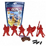 Набор солдатиков " Русский стиль " Русичи, в наборе: фигурки 5шт, пушка, снаряды 4шт, пакет, европодвес