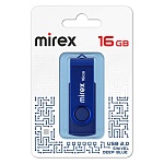 Флеш-диск " Mirex " 16GB Swivel темно-синий USB 2.0