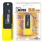Флеш-диск " Mirex " 32GB City желтый USB 2.0