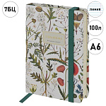 Блокнот МАЛЫЙ ФОРМАТ А6 7БЦ 100л " Bruno Visconti " Megapolis Journal, Flora. Луговые травы, вертикальный, линия, сшивка, обложка- мелованная бумага, тонированный блок, скругленные углы, 87*130мм