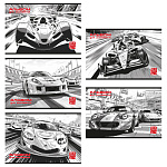 Альбом А4 20л " ПЗБМ " Гран-При (ассорти), на скобе, обложка- ламинированный картон, твин-лак, блок- офсет 60г/м2, 5 дизайнов