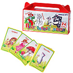 Игра логическая " Задира " Волшебный сундучок. Найди противоположенности №1, 24 карточки, 18*8,5*4см, картонная коробка