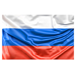 Флаг России Триколор 100*150см двухсторонний, мокрый шелк, для помещений