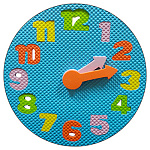 Пазлы " Toys " Часы d=19см 12элементов EVA, пакет, европодвес