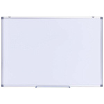 Доска магнитно-маркерная " Hatber " алюминиевая 60*90см с полочкой для аксессуаров