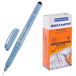 Ручка капиллярная (линер) " Centropen " Document 0,1мм черная