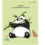 Дневник 1-4 класс 7БЦ " Эксмо " Панда , глянцевый ламинированный картон, 48л