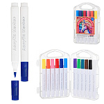 Набор маркеров акриловых " Basir " Лошадь 12цв, 1-5мм, наконечник-кисть, в пластиковом боксе