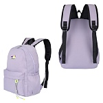 Рюкзак " Sanvero " 30*43*15см темно-розовый, 1 отделение, карман на молнии спереди, боковые карманы, ручка-петля