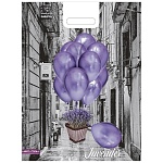 Пакет ПЭ " Миленд " с вырубной ручкой ПВД, 38*47см 60мкм Воздушные шары