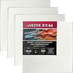 Холст " deVente " Art 20*20см белый, на подрамнике, хлопок, мелкое зерно, грунтованный