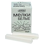 Мел белый 12шт " Алгем "