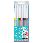 Фломастеры " deVente " Little Rabbit 6цв круглые, невентилируемый колпачок, пластиковый блистер, европодвес