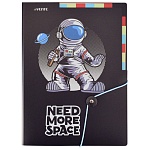 Папка на резинках " deVente " А4 Need More Space, 6 отделений, пластик 0,6мм, 3 цвета, фактура "песок"