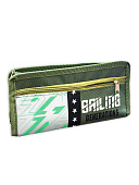 Пенал " KWELT " 1 отделение 195*90*40мм, Sailing, внешний карман на молнии, цвет - зеленый, текстиль, пакет, европодвес