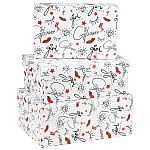 Набор коробок " Миленд " 3в1 Girl power, 23*16*9,5см, 21*14*8см, 19*12*6,5см