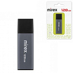 Флеш-диск " Mirex " 128GB Stiff серый USB 2.0