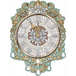 Плакат фигурный " Праздник " 940 А2 Новогодний- Новогодние часы