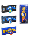 Пенал-косметичка " KWELT " 1 отделение 210*90*45мм Bronx, цвет - ассорти (без возможности выбора цвета), текстиль, брелок, пластиковая упаковка, европодвес