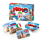 Игра карточная " Русский стиль " Мемо. Флаги и страны, состав: 52 карточки, инструкция, картонная упаковка, 16*11,5*2,5