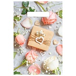 Пакет ПЭ " Миленд " с вырубной ручкой 20*30см 30мкм Подарочек