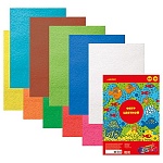 Фетр цветной " deVente " А4 10л 10цв 1мм, пластиковый пакет, европодвес