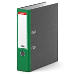 Папка-регистратор А4 " Erich Krause " Original Pro сборная 70мм серый мрамор, пластиковый карман со сменной этикеткой, металлическая окантовка, зеленый корешок