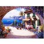 Постер магнитный 240*300мм " Морской прованс " Винил, европодвес