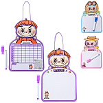 Доска маркерная " Mazari " 25*16см, Лабубу, с маркером, на шнурке, ассорти, пакет, европодвес