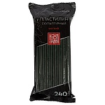 Пластилин " Изостудия " скульптурный 240г №3 оливковый, мягкий, индивидуальная упаковка