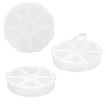 Контейнер пластиковый (таблетница), 8 секций, 10*10*2,5см " KWELT " пакет