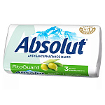 Мыло туалетное 90г " Абсолют " Classic Антибактериальное Белый чай и Олива