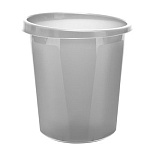 Корзина для бумаг " Стамм " 9л цельная серая