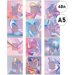 Комплект предметных тетрадей А5 48л " Проф-Пресс " Световая жидкость (Light fluid), 12шт в упаковке, со справочным материалом, офсет, на скобе, обложка- мелованный картон, матовая ламинация, тиснение фольгой, в пленке