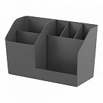 Подставка для пишущих принадлежностей " Erich Krause " Submarine, Classic, пластик, 6 отделений, 8,5*10,0*17,2, серый