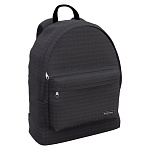 Рюкзак " Erich Krause " 29*39*13см EasyLine 17L Deep Black, 1 отделение, внешний карман на молнии, регулируемые лямки, ручка-петля