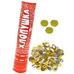 Хлопушка " Миленд " Праздничная 25см конфетти золотые фольгированные