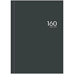 Книга учета 7БЦ, А4 160л, клетка, офсет, сшивка " Проф-Пресс " Графит- 3