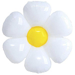 Шар фольгированный фигурный " Браво " 43"/109см Ромашка