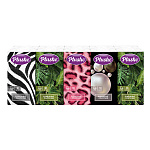 Платочки бумажные 10шт 3-сл " Plushe " Standart, ассорти