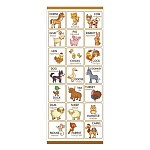 Закладка магнитная " Империя поздравлений " 410 Детская, Дикие животные и питомцы Английский язык, без отделки, 56*137мм